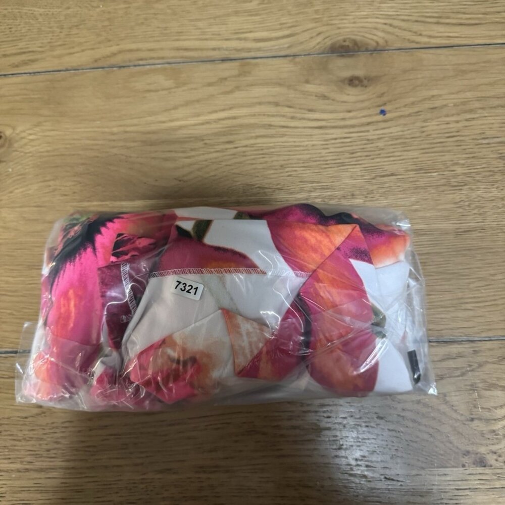 Worthington Women Size 18W Pencil Skirt Career Casual Colorful Floral Summer Zip - Picture 8 of 8